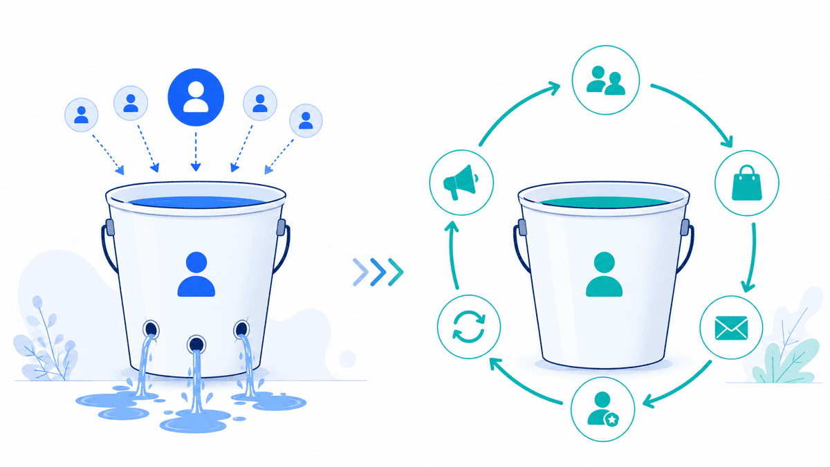 The Growth Loop: Why Acquisition Without Retention Is a Leaky Bucket
